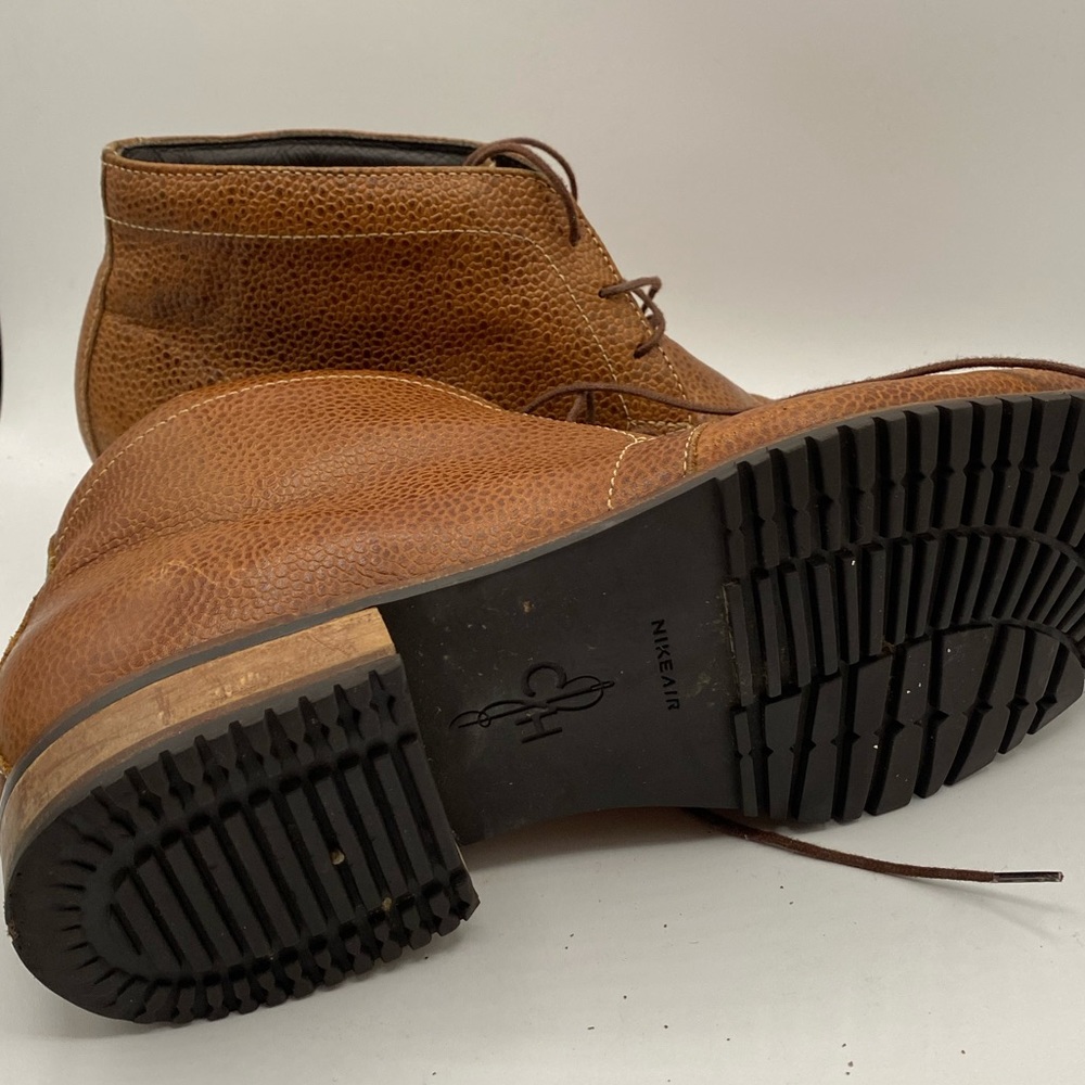 Cole Haan Waterproof Men's 11 M Holland Leather Dress Chukka Boots NikeAir EUC